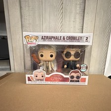 Funko Pop! Vinyl: Aziraphel & Crowley - 2 Pack for sale online | eBay