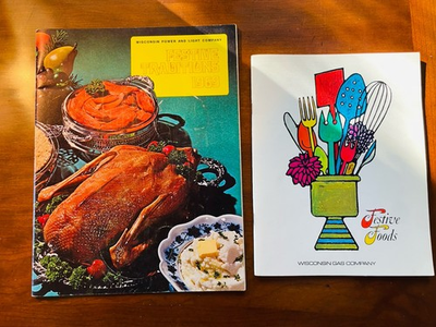 #ad #ad WISCONSIN GAS CO COOKBOOKS CHRISTMAS FESTIVE FOODS 1969 1971 Retro Vintage $11.99
