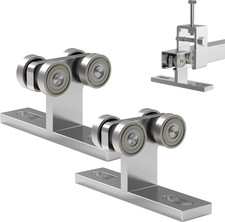 Electric Hoist Installation Roller Trolley 4 Wheel Trolley Assembly Silent for U
