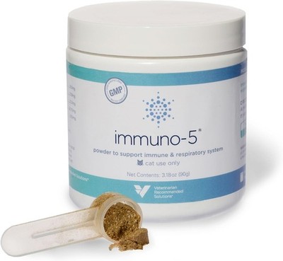 Immuno-5 Immune  Respiratory Support Powder for Cats from Veterinarian Recomm...