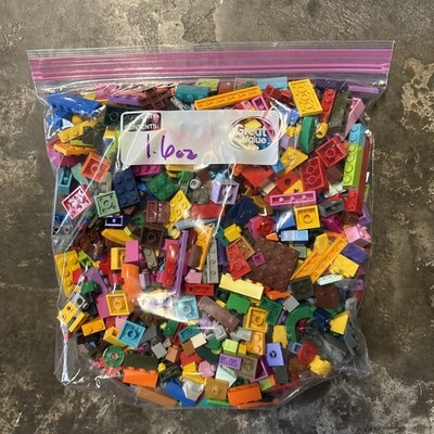 Genuine LEGO Bulk Lot of 1.6 Pounds Mixed Color Bricks and Pieces and more!!