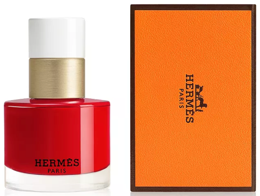 HERMÈS Les Mains Hermes Nail Polish Enamel #64 ROUGE CASAQUE, NIB