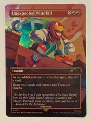 Unexpected Windfall #2092 Rainbow Foil Secret Lair x Sonic: Chasing Adventure