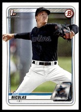 2020 Bowman Draft Kyle Nicolas Miami Marlins #BD-64