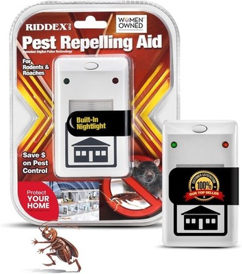 RIDDEX Plus Plug-In Pest Repellent Ultrasonic Insect Control White-FREE SHIPPING
