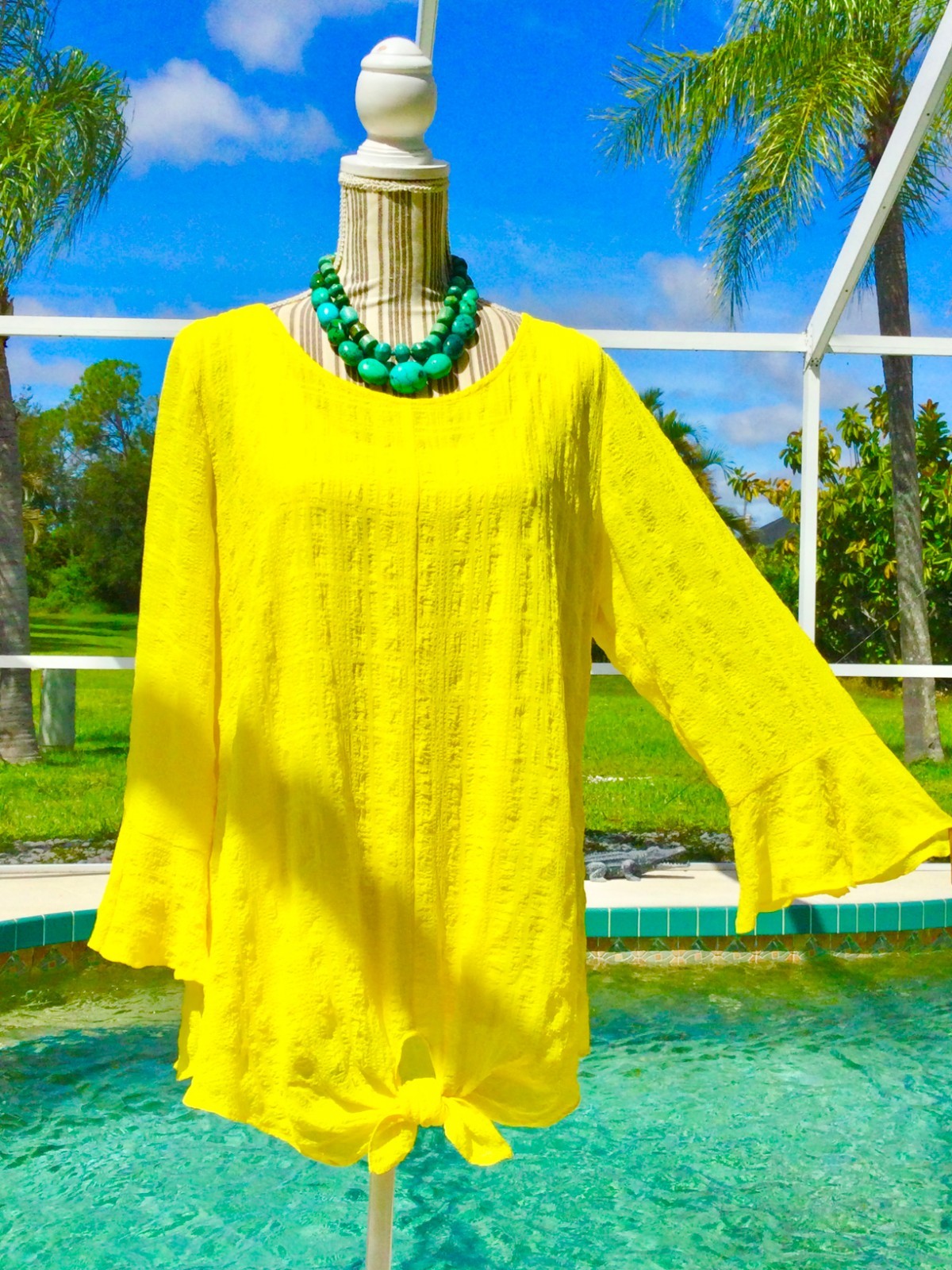 RUBY RD Brown,Cream DRAMATIC Snakeskin Beaded Vne… - image 12