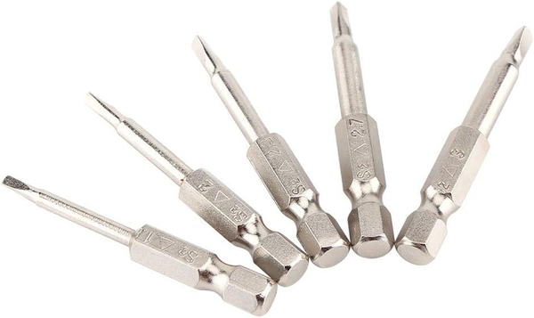 5 Stuck Magnetisches Dreieck Schraubendreher Bits Set 1/4 Zoll Sechskantschaft F-image