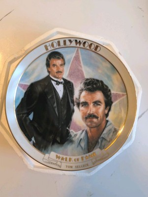Tom Selleck, Hollywood - The Walk of Fame, Plate B#342 Susie Morton 1989 EARLY