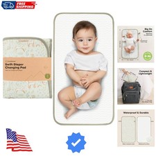 Portable Diaper Changing Pad, Easy Wipe Clean - Foldable Waterproof Baby Chan...