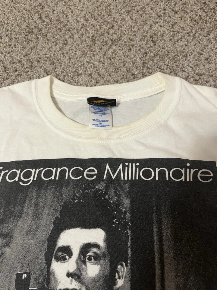 Camiseta vintage Seinfeld Kramer talla grande fragancia millonaria Foto 3 de 4