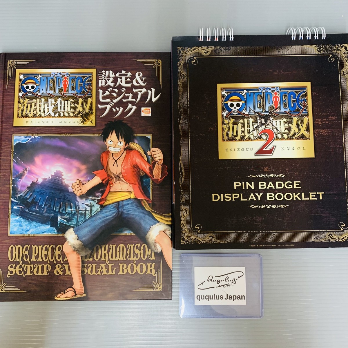 ONE PIECE Goods Visual Book Pin Badge Display Booklet | eBay