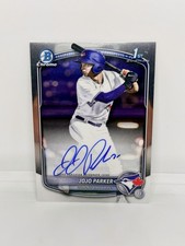 JOJO PARKER 2025 Bowman Draft 1st Chrome Prospect Auto Toronto Blue Jays #CPA-JP