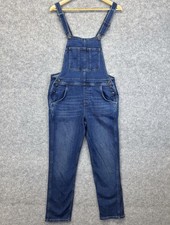 Fat face Lewis Denim Dungarees size UK 10 Medium Blue Women  s Vgc Pre Loved L28  