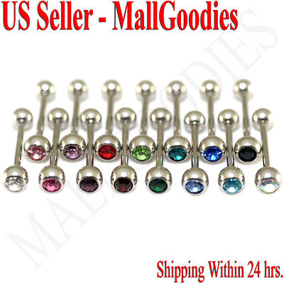stainless steel tongue bars