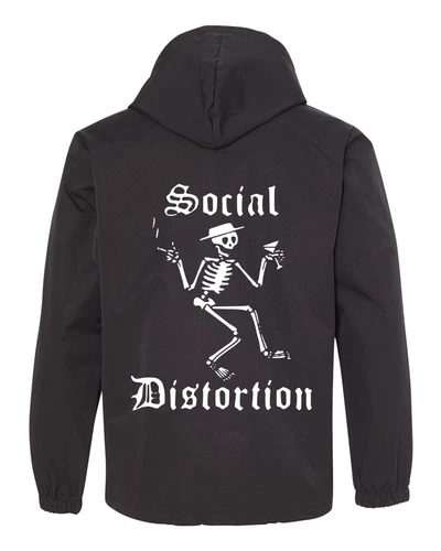 Social Distortion Skeleton Jacket hooded windbreaker - Punk Rock Ring Of Fire video thumbnail