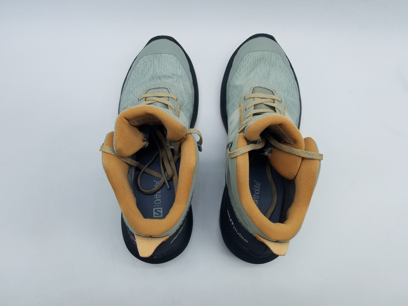 Scarpe da trekking Salomon Outpulse Mid GTX da donna taglia 8 5 ferro battuto ebano