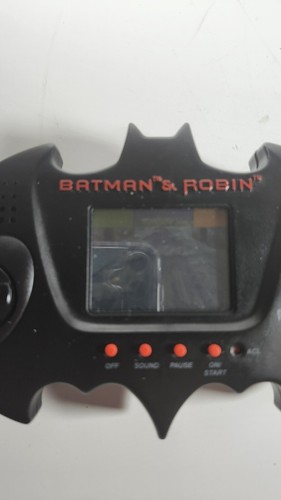Batman & Robin Handheld Electronic Video Game 1997 Tiger W/ Figure & Manual Work - Picture 6 of 14