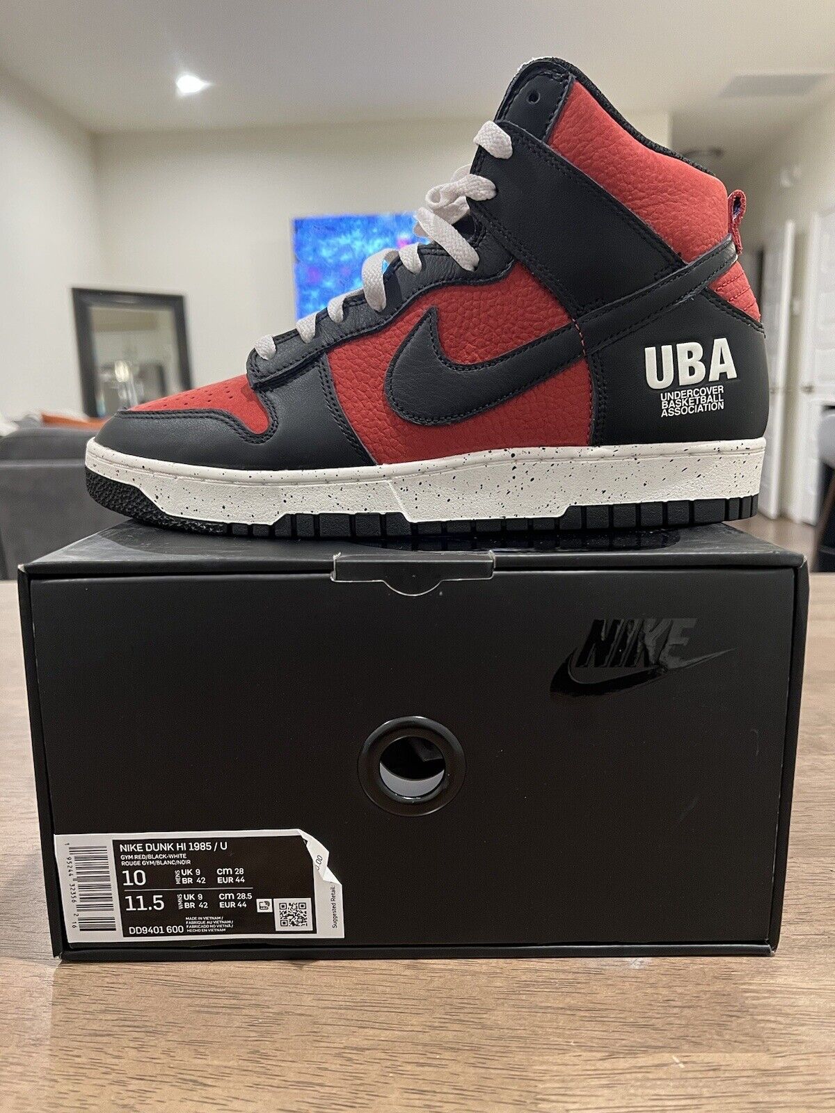 Size 10 - Nike Dunk High 1985 x Undercover UBA 2021