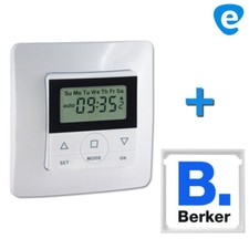 Rolladen Zeitschaltuhr Timer Uhr für BERKER S.1 B.1 B.3 B.7 Glas Arsys K.1 K.5