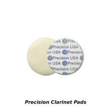 Precision Clarinet Pads, 50 Pack, 3.0mm Thick, Pressed Felt, Choose Diameters