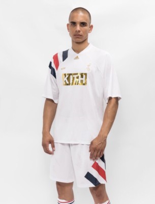 Kith X Adidas Soccer Match Jersey White Size Medium In Hand Ready