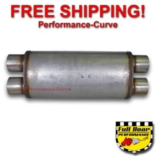 Performance Exhaust Muffler 18" MAX FLOW SS 5x8 - Dual 3" / Dual 3" MF2469