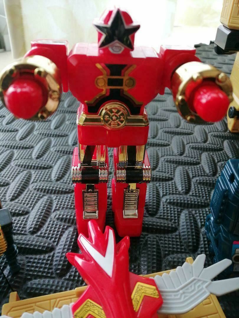 Power Rangers Zeo Ohranger Pladera King Pyramidas Megazord Set