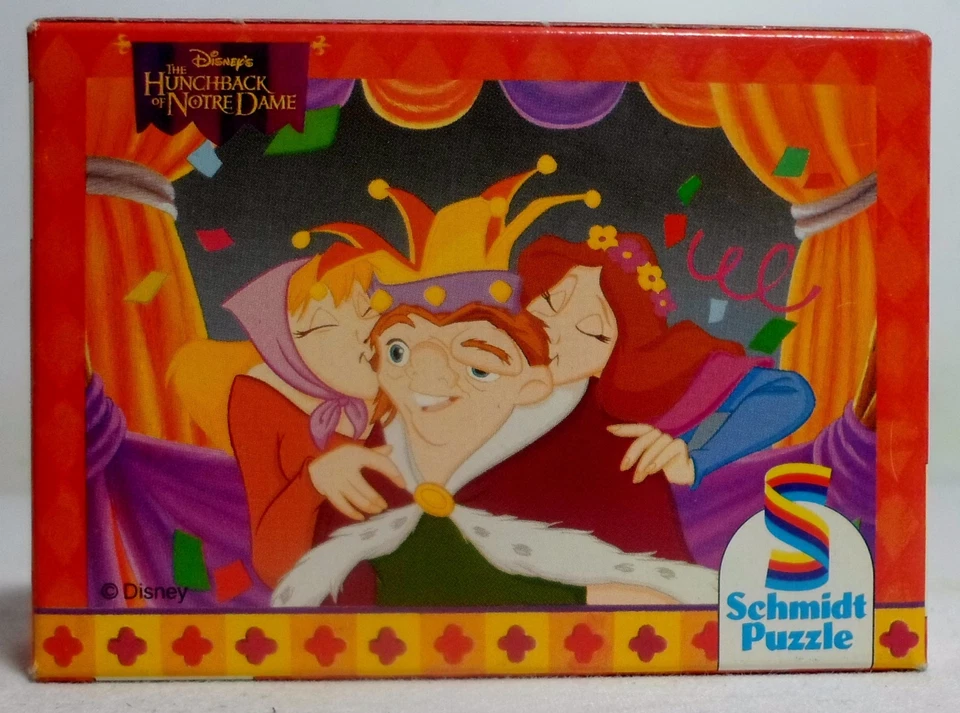 SCHMIDT PUZZLE VTG # 03796 DISNEY HUNCHBACK OF NOTRE DAME 54 pcs 12.5x17.5cm C - Image 3 of 4
