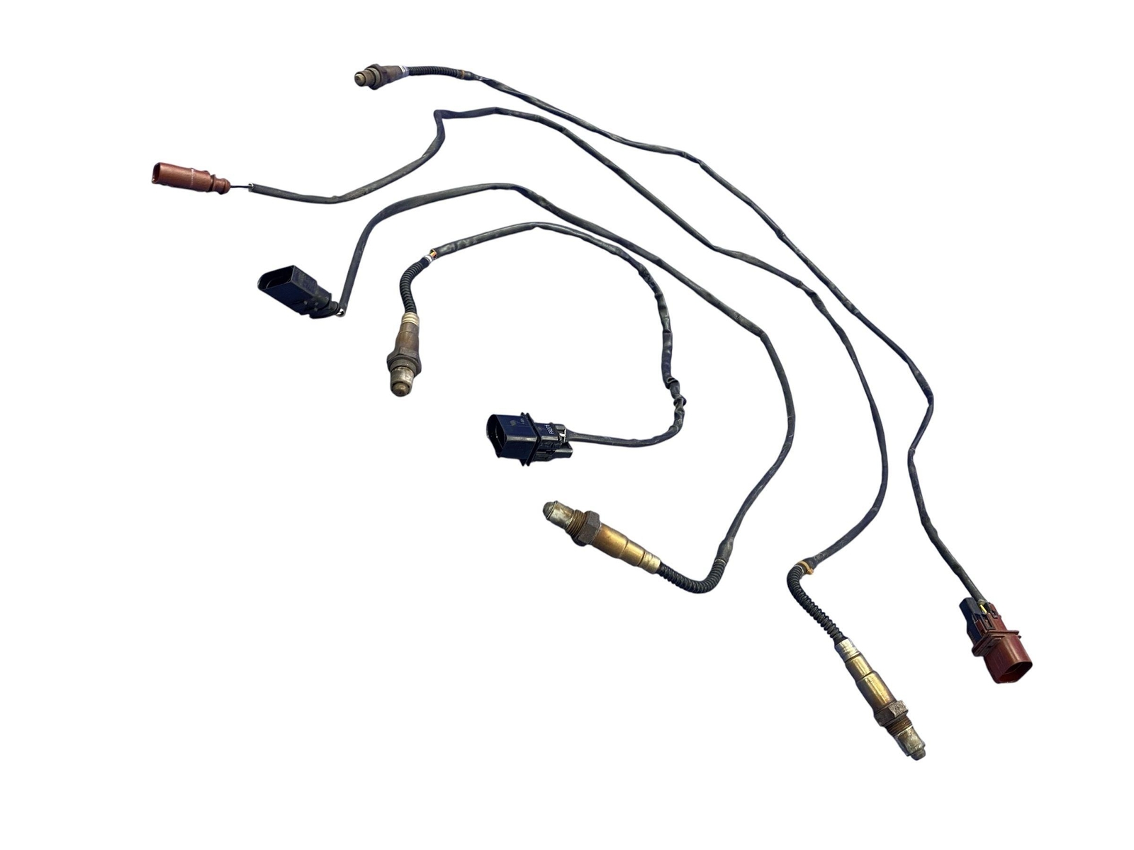 2006-2012 BENTLEY CONTINENTAL FLYING SPUR AWD 6.0L OXYGEN O2 SENSOR WIRE SET x4