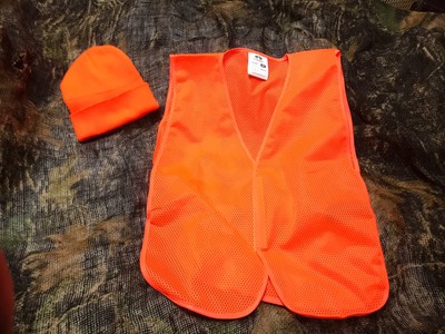Blaze Orange Hunting Vest \u0026 Stocking 
