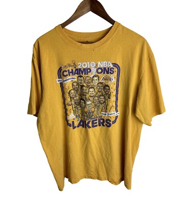 Los Angeles Lakers 2010 NBA Champs Back To Back Cartoon T Shirt