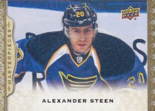 14/15 MASTERPIECES..ALEXANDER STEEN..CARD # 28..BLUES..FREE COMBINED SHIP