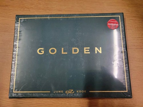 BTS Jungkook GOLDEN Album Set - 3 Versions Substance, Solid, Shine NEW SEALED - Foto 4 di 4