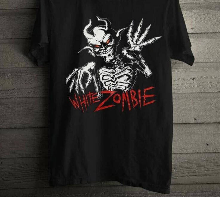 RARE White Zombie Shirt Vintage 1990s 666 Unisex 2-sided T-shirt