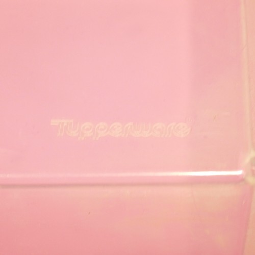 Vintage Tupperware Large Storage Tote Container pink purple 1650-1 lid tray - Picture 5 of 17