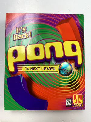 Pong The Next Level Atari (CD-ROM Windows 95/98) Big Box Brand *New Sealed*