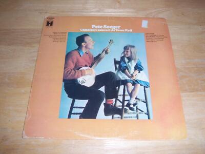 Pete Seeger Childrens Concert At Town Hall Harmony H 30399 Stereo Canada VG+ VG+