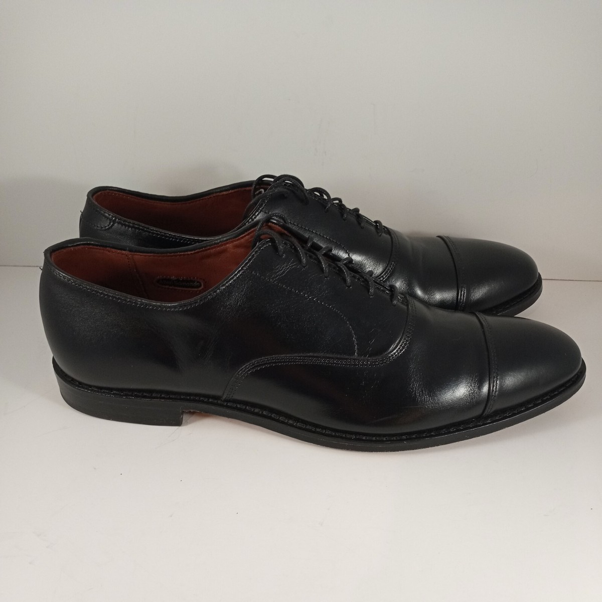 Allen Edmonds Park Avenue Men's Captoe Oxfords 5615 Size 13A Black