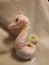 Ty Beanie Baby Neon the Seahorse DOB April 1, 1999 Free Shipping
