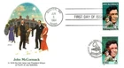 IRISH TENOR JOHN MCCORMACK 1984 FLEETWOOD CACHET IRELAND & USA DUAL CANCEL FDC