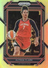 2023 Panini Prizm WNBA Silver NO. 55 Alysha Clark - Las Vegas Aces