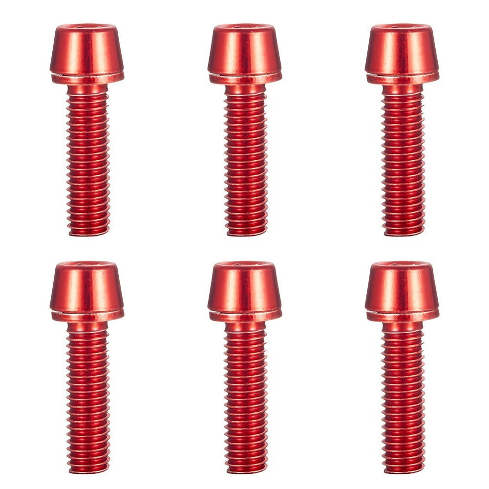 Bike screws set of 6 M5 18mm stem bolts Stainless Steel Front fork