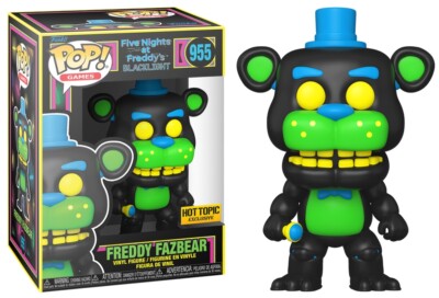 【限定】FNAF フレディ フィギュア POP 955 ブラックライト仕様 Funko Pop FREDDY FAZBEAR BLACKLIGHT Exclusive Five Nights at