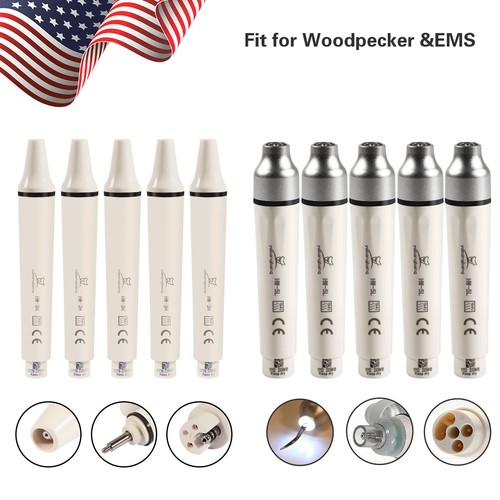 Woodpecker Piezo Scaler Woodpecker D5 LED Ultrasonic Piezo Scaler | Dental Handpiece With 6 Tips | 220V 50Hz Dental Handpieces