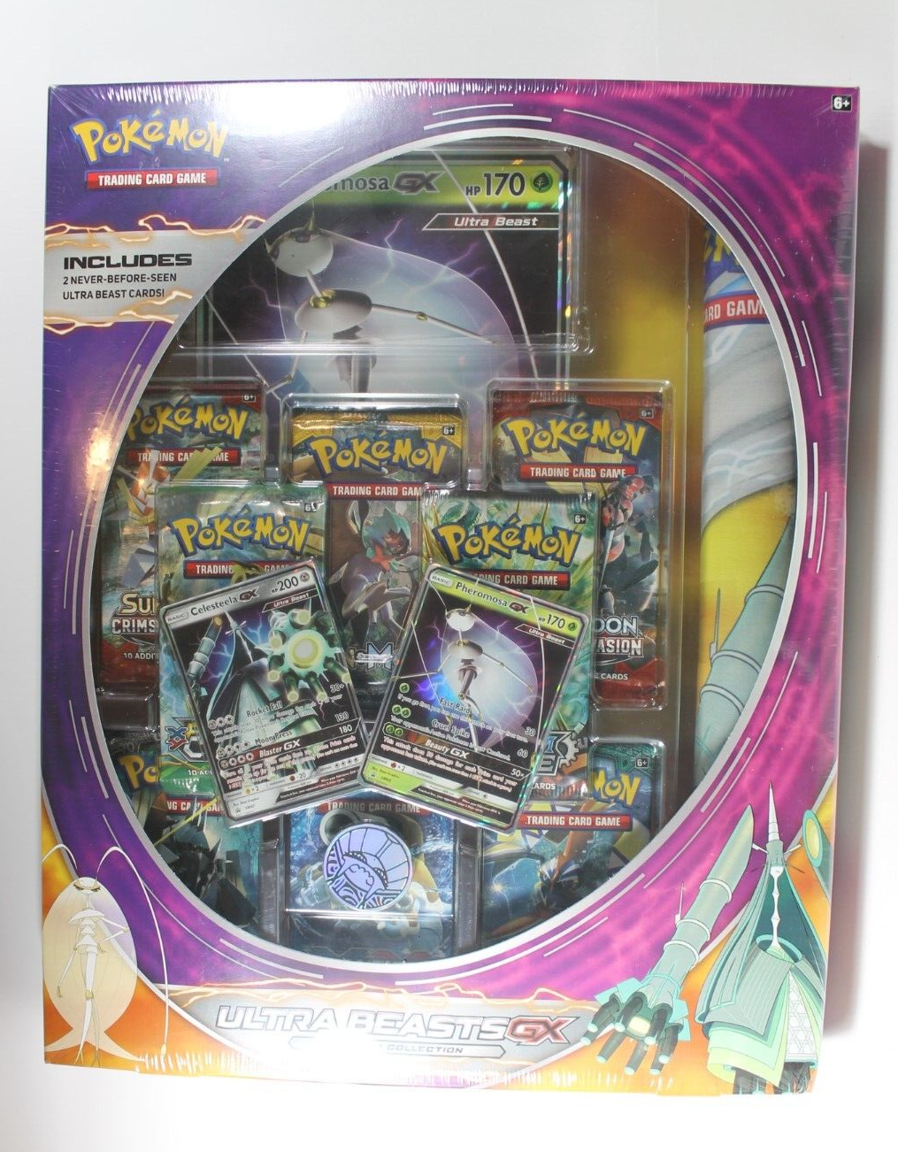  Pokémon TCG: Ultra Beasts GX Premium Collection - Celesteela :  Toys & Games