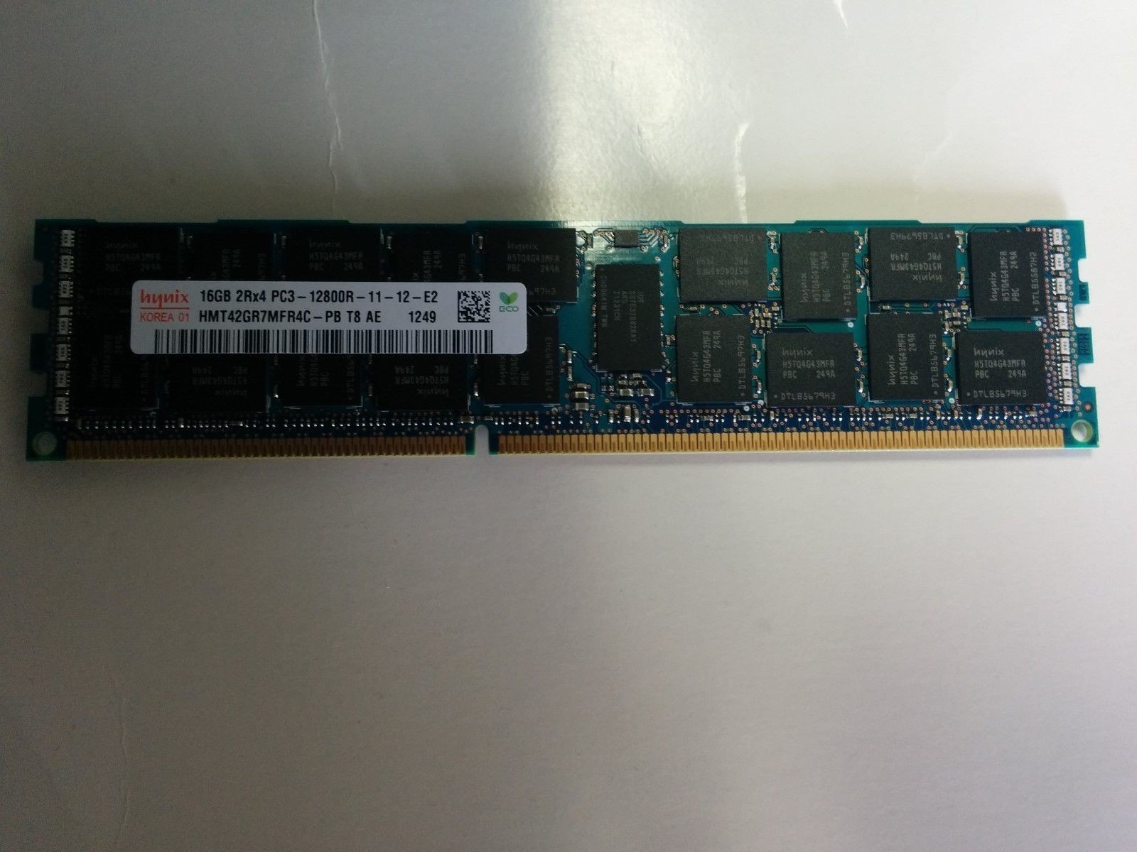 Server Memory RAM 2RX4 PC3 12800R DDR3 MEMORY HYNIX HMT42GR7MFR4C PB 