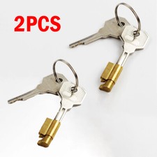 2 PCS Replacement Lock and Keys Fit for Male Chastity Cage Devices USA SHIP