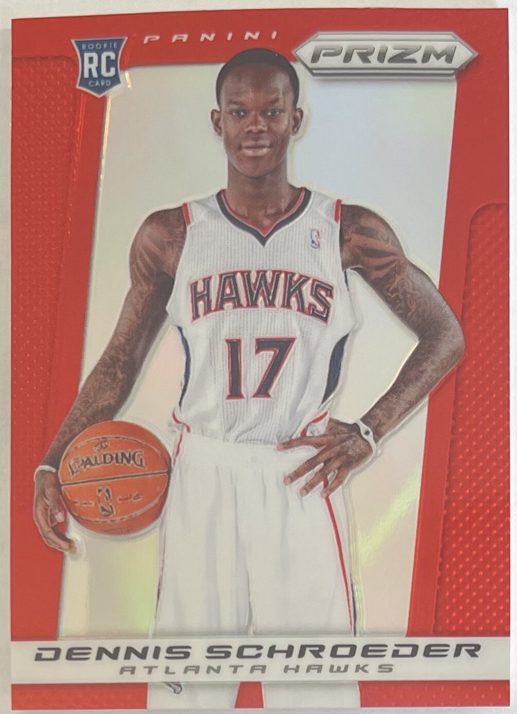 Dennis Schroder 2013-14 Panini Prizm PRIZM Red Basketball Rookie Card # 286