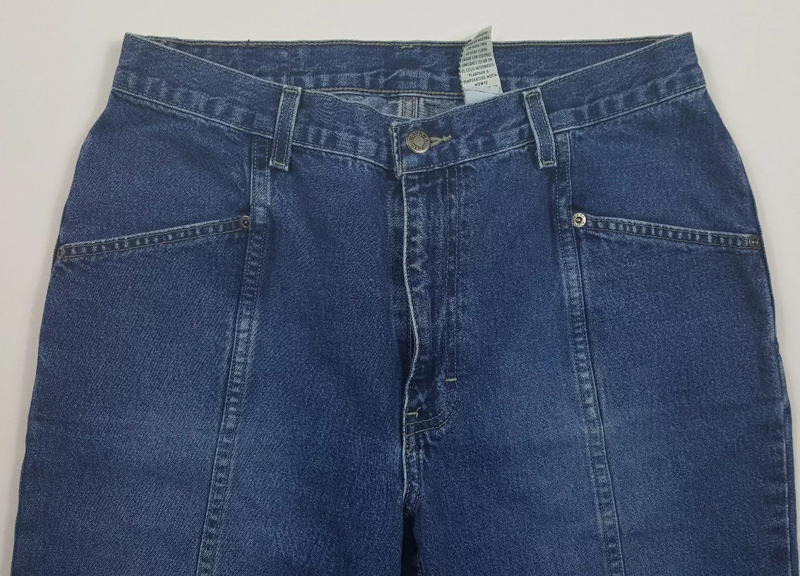 Havana Jack s Cafe Women s Size 12 Faded Denim Mom Blue Jeans