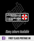 Umbrella Corporation Parking Resident Evil 2 3 4 Hive vinyl sticker decal car